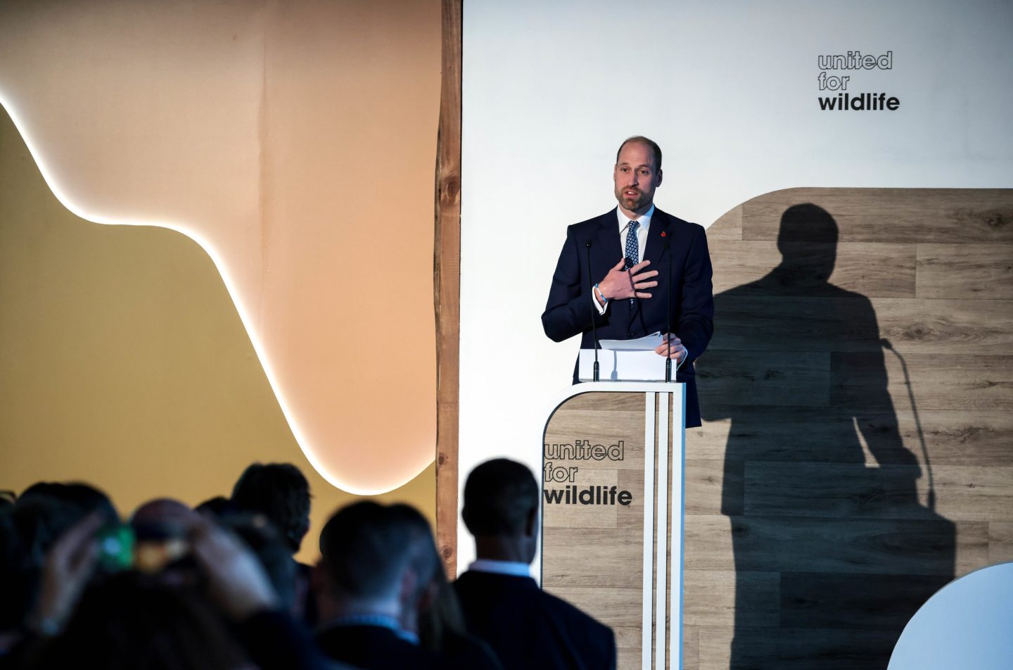 UFW Global Summit, Cape Town. Prince William announces the launch of the 'Ranger Welfare and Standards Initiative'. Credit to Kensington Palace and Andrew Parsons.